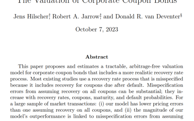 New Version: The Valuation of Corporate Coupon Bonds